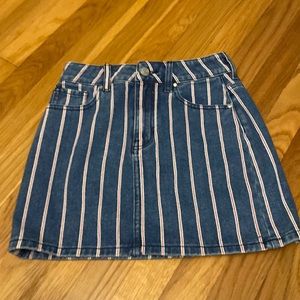 PacSun Striped Mini Skirt